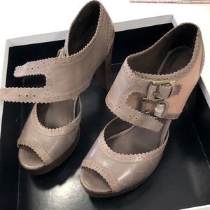 Halogen Peep Toe Heals